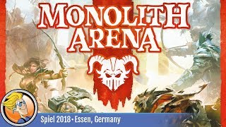 YouTube Review vom Spiel "Monolith Arena" von BoardGameGeek
