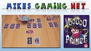 YouTube Review vom Spiel "Voodoo Prince" von Mikes Gaming Net - Brettspiele