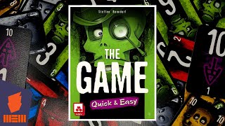 YouTube Review vom Spiel "The Game: Quick & Easy" von BoardGameGeek