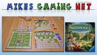YouTube Review vom Spiel "Sanssouci" von Mikes Gaming Net - Brettspiele