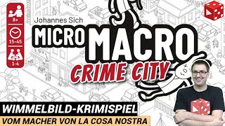 YouTube Review vom Spiel "MicroMacro: Crime City" von Brettspielblog.net - Brettspiele im Test