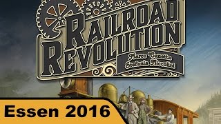YouTube Review vom Spiel "Railroad Revolution" von Hunter & Cron - Brettspiele