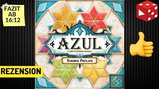 YouTube Review vom Spiel "Azul: Der Sommerpavillon" von Brettspielblog.net - Brettspiele im Test