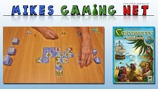 YouTube Review vom Spiel "Carcassonne: Südsee" von Mikes Gaming Net - Brettspiele