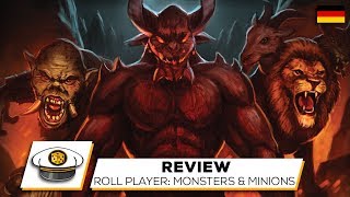 YouTube Review vom Spiel "Roll Player: Monsters & Minions (Erweiterung)" von Get on Board