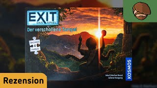 YouTube Review vom Spiel "EXIT: Das Spiel + Puzzle – Der verschollene Tempel" von Hunter & Cron - Brettspiele