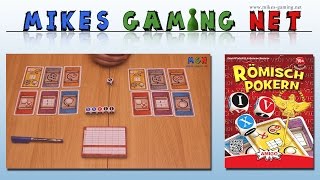 YouTube Review vom Spiel "Römisch Pokern" von Mikes Gaming Net - Brettspiele