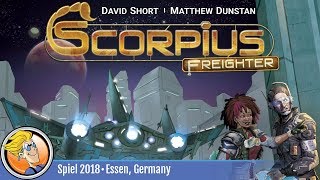 YouTube Review vom Spiel "Scorpius Freighter" von BoardGameGeek