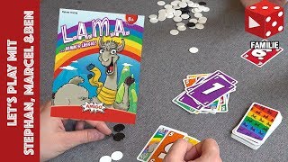 YouTube Review vom Spiel "L.A.M.A." von Brettspielblog.net - Brettspiele im Test