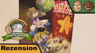 YouTube Review vom Spiel "Meeple Circus" von Hunter & Cron - Brettspiele