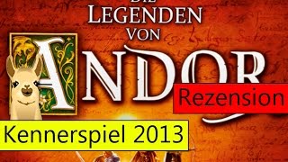 YouTube Review vom Spiel "Die Legenden von Andor: Chada & Thorn" von Spielama