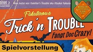 YouTube Review vom Spiel "Trick 'n Trouble" von Hunter & Cron - Brettspiele