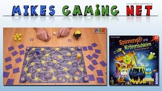 YouTube Review vom Spiel "Spinnengift und KrÃ¶tenschleim" von Mikes Gaming Net - Brettspiele