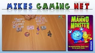 YouTube Review vom Spiel "Monster Match" von Mikes Gaming Net - Brettspiele