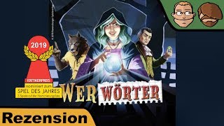 YouTube Review vom Spiel "WerwÃ¶rter" von Hunter & Cron - Brettspiele