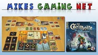 YouTube Review vom Spiel "Das Grimoire des Wahnsinns" von Mikes Gaming Net - Brettspiele