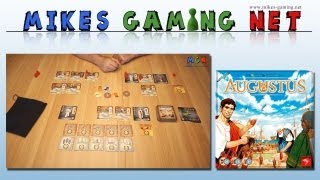 YouTube Review vom Spiel "Augustus" von Mikes Gaming Net - Brettspiele