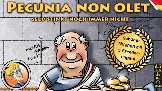 YouTube Review vom Spiel "Pecunia non olet (Second Edition)" von BoardGameGeek