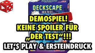 YouTube Review vom Spiel "Deckscape: Der Test" von Brettspielblog.net - Brettspiele im Test
