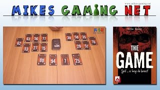 YouTube Review vom Spiel "The Game Kartenspiel" von Mikes Gaming Net - Brettspiele
