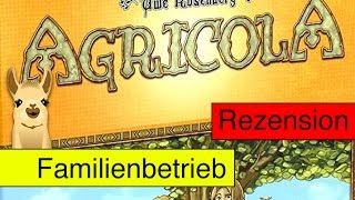 YouTube Review vom Spiel "Agricola: Familienspiel" von Spielama