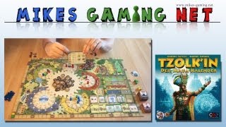 YouTube Review vom Spiel "Tzolk'in: Der Maya-Kalender" von Mikes Gaming Net - Brettspiele