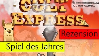YouTube Review vom Spiel "Colt Express (Spiel des Jahres 2015)" von Spielama