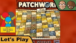 YouTube Review vom Spiel "Patchwork" von Hunter & Cron - Brettspiele