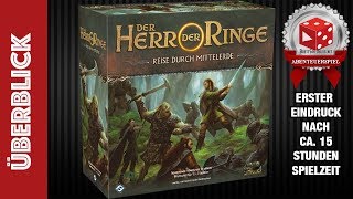 YouTube Review vom Spiel "Der Herr der Ringe: Reise durch Mittelerde" von Brettspielblog.net - Brettspiele im Test