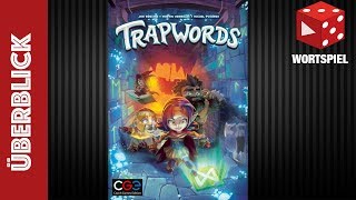 YouTube Review vom Spiel "Trapwords - Im Labyrinth der Wortfallen" von Brettspielblog.net - Brettspiele im Test