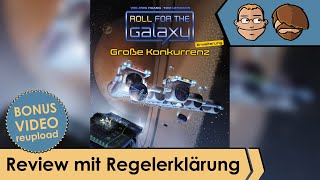 YouTube Review vom Spiel "Roll for the Galaxy: Große Konkurrenz (2. Erweiterung)" von Hunter & Cron