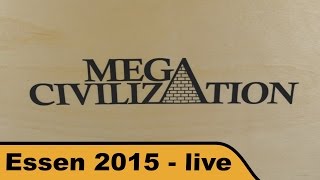 YouTube Review vom Spiel "Mega Civilization" von Hunter & Cron - Brettspiele