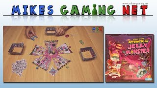 YouTube Review vom Spiel "Attack of the Jelly Monster" von Mikes Gaming Net - Brettspiele
