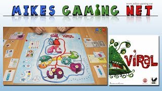 YouTube Review vom Spiel "Viral" von Mikes Gaming Net - Brettspiele