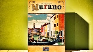 YouTube Review vom Spiel "Murano" von Hunter & Cron - Brettspiele