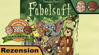 YouTube Review vom Spiel "Fabelsaft" von Hunter & Cron - Brettspiele