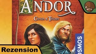 YouTube Review vom Spiel "Die Legenden von Andor: Chada & Thorn" von Hunter & Cron - Brettspiele