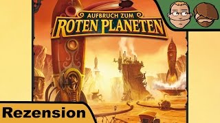 YouTube Review vom Spiel "Aufbruch zum Roten Planeten" von Hunter & Cron - Brettspiele