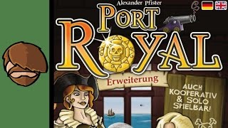 YouTube Review vom Spiel "Port Royal - Jamaika 1684" von Hunter & Cron - Brettspiele