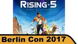 YouTube Review vom Spiel "Rising 5: Helden von Asteros" von Hunter & Cron - Brettspiele