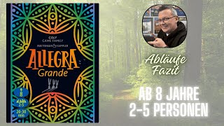 YouTube Review vom Spiel "ALLEGRA Grande" von SpieleBlog