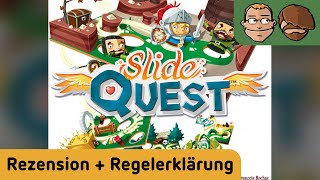 YouTube Review vom Spiel "Slide Quest" von Hunter & Cron - Brettspiele