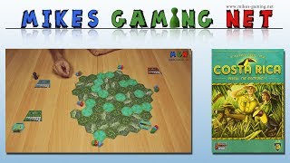 YouTube Review vom Spiel "Costa Rica - Reveal the Rainforest" von Mikes Gaming Net - Brettspiele