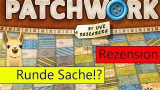 YouTube Review vom Spiel "Patchwork" von Spielama