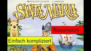 YouTube Review vom Spiel "Santa Maria" von Spielama