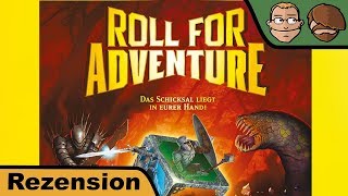 YouTube Review vom Spiel "Roll for Adventure" von Hunter & Cron - Brettspiele