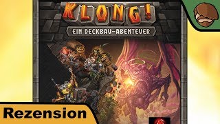 YouTube Review vom Spiel "Klong!: Ein Deckbau-Abenteuer" von Hunter & Cron - Brettspiele