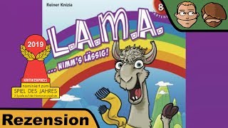 YouTube Review vom Spiel "L.A.M.A." von Hunter & Cron - Brettspiele