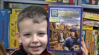 YouTube Review vom Spiel "Carcassonne: Graf, König und Konsorten (6. Erweiterung)" von SpieleBlog
