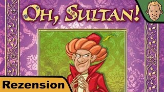 YouTube Review vom Spiel "Oh, Sultan!" von Hunter & Cron - Brettspiele